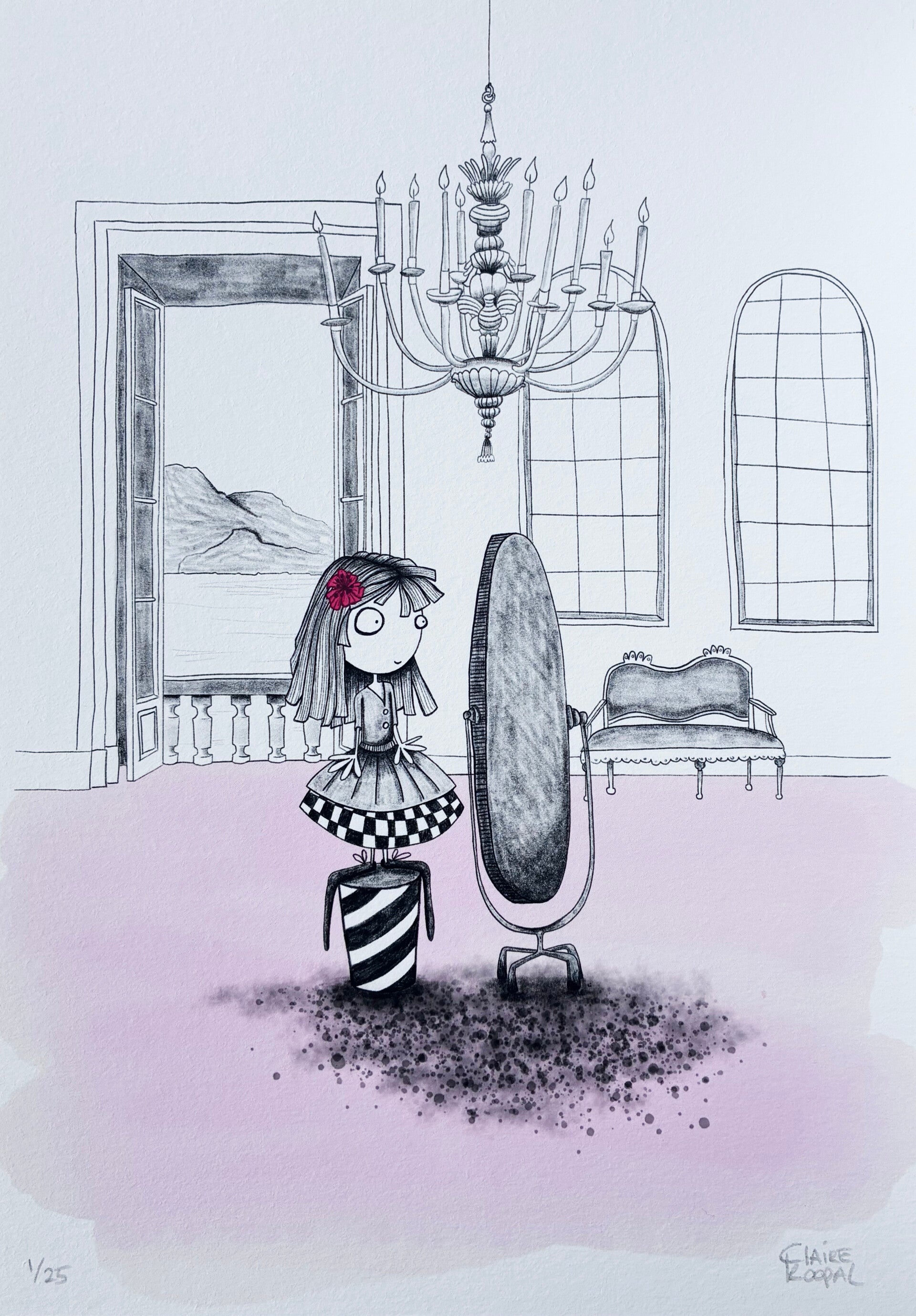 "Girl at Lake Como"