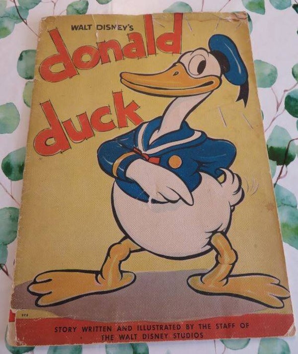 Donald Duck 1 - Walt Disney - Softcover - Eerste druk - (1935)