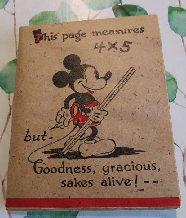 Hallmark (Hall Brothers) - Birthday Card - Mickey Mouse - Eerste druk - (1933)