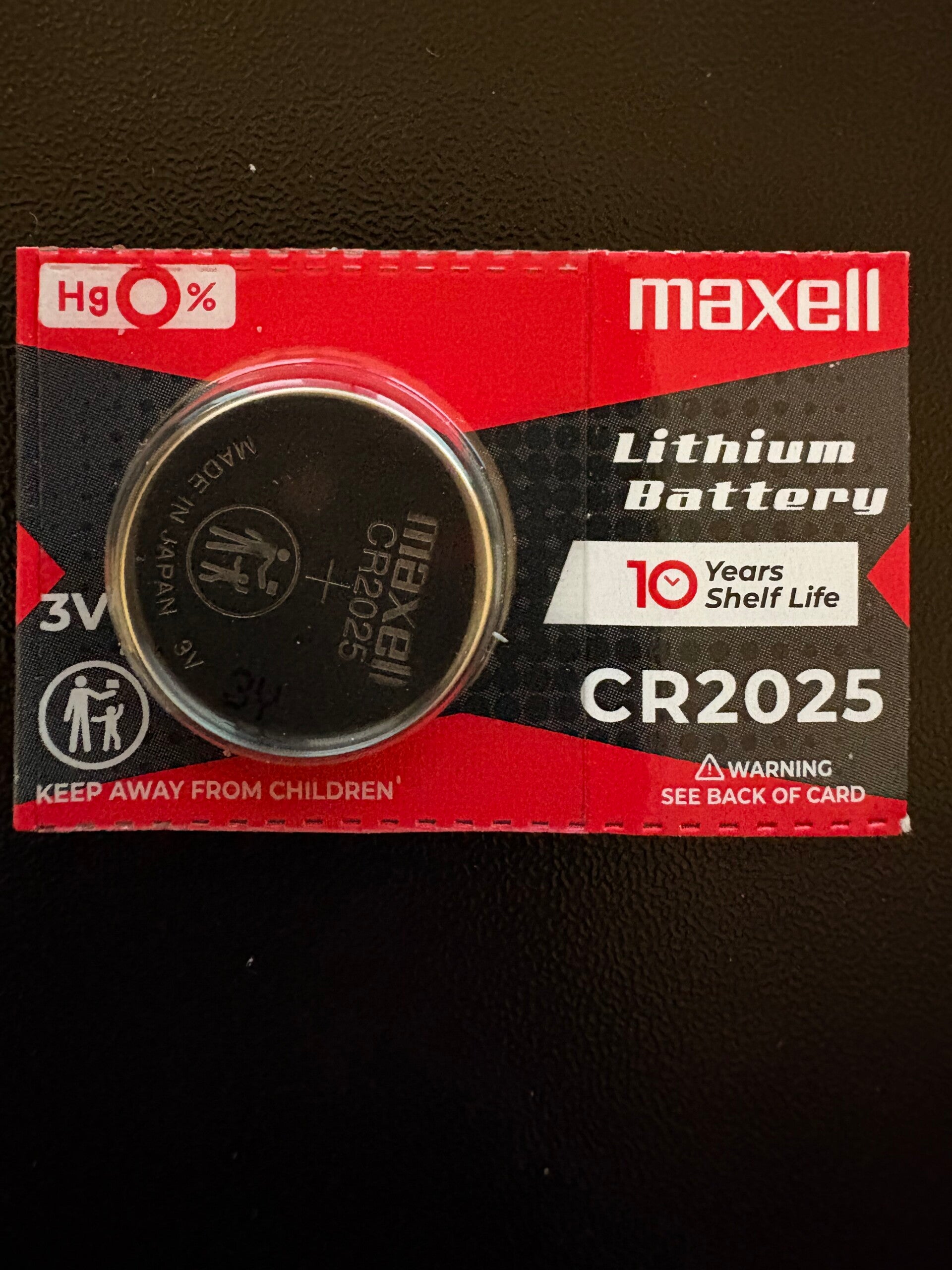 piles Maxell CR2025 VENDU A L'UNITE