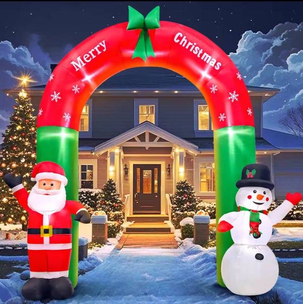 Arche de noël gonflable