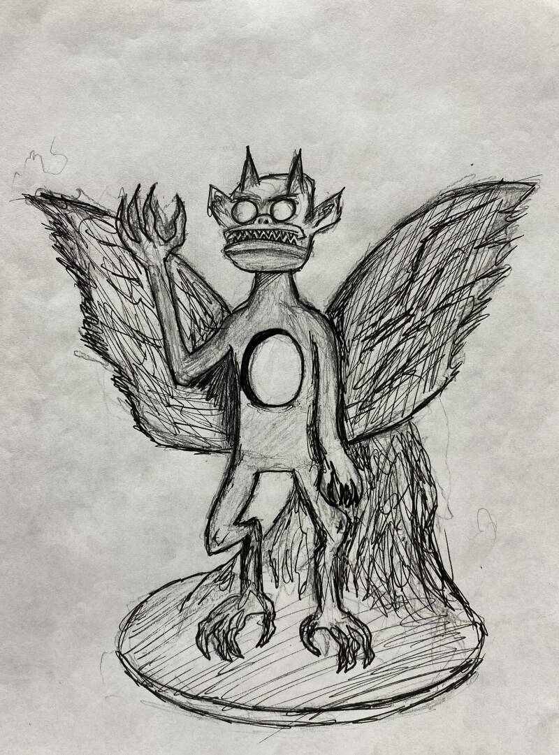 Hole - Pen on Paper - 8 1/2" x 11"