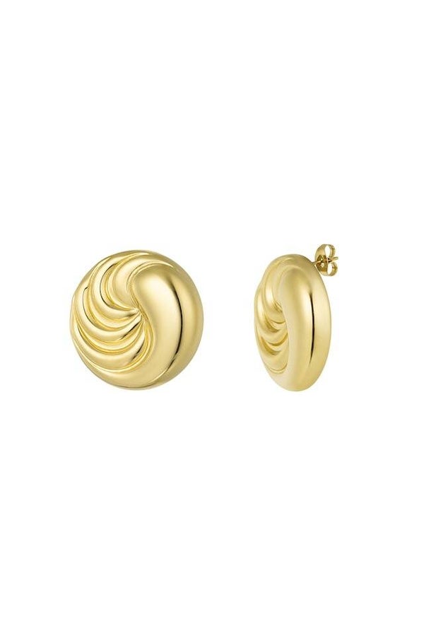 Twizzle wave earrings