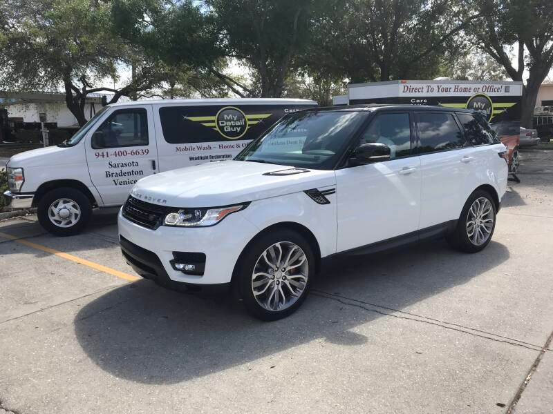 Luxury Mobile Detail on Ranger Rover  in Sarasota