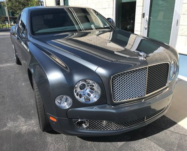 Bentley Mulsanne with high-gloss finish after professional detailing in Sarasota by My Detail Guy.
