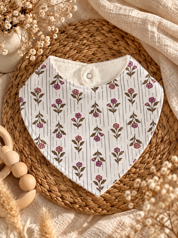 Bavoir bandana Léonie