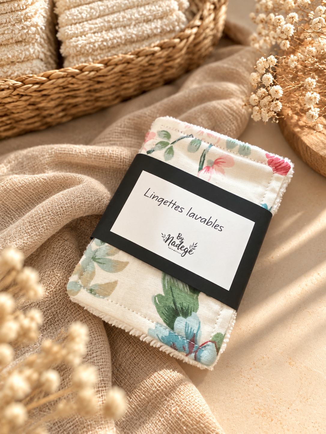Lot de 5 lingettes lavables