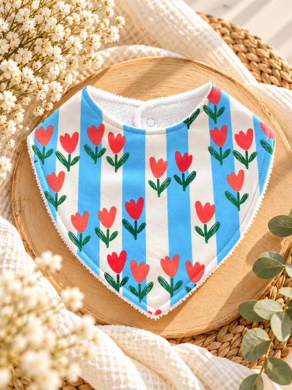 Bavoir bandana Romane