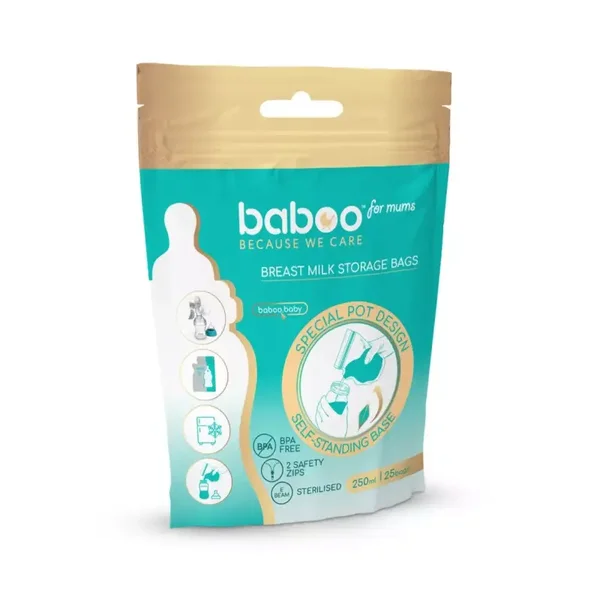 Sachets de conservation du lait maternel BABOO® (25 pièces)