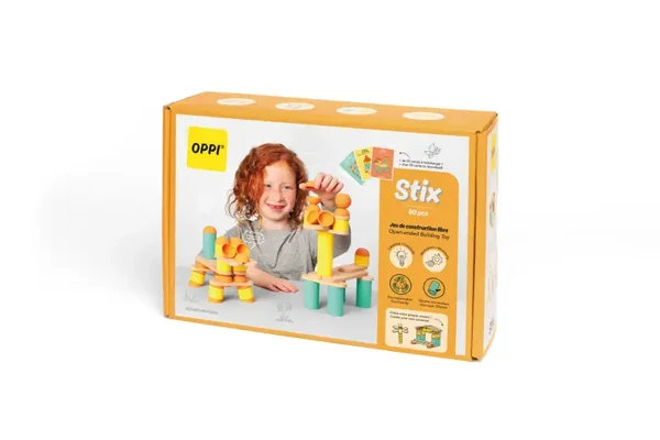 Stix 60 pièces – Jeu de construction – Oppi