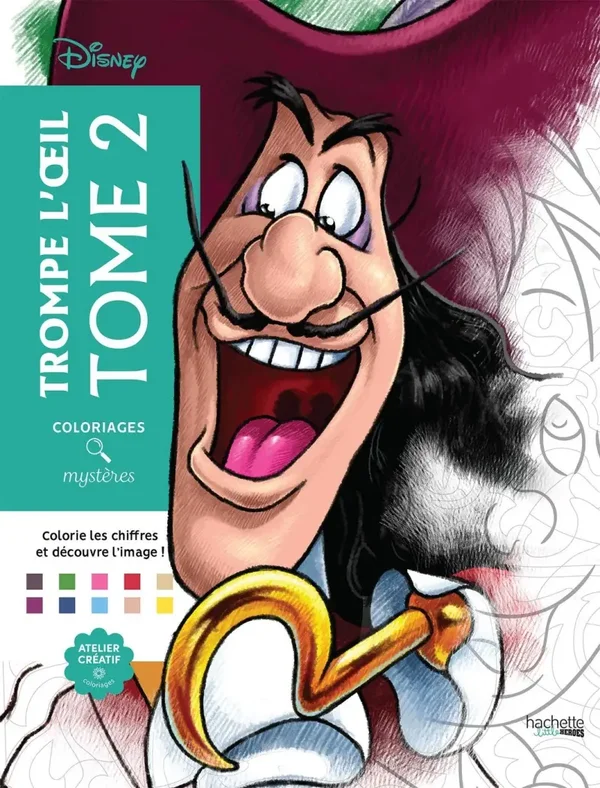 COLORIAGES MYSTÈRES DISNEY - TROMPE L'OEIL TOME 2