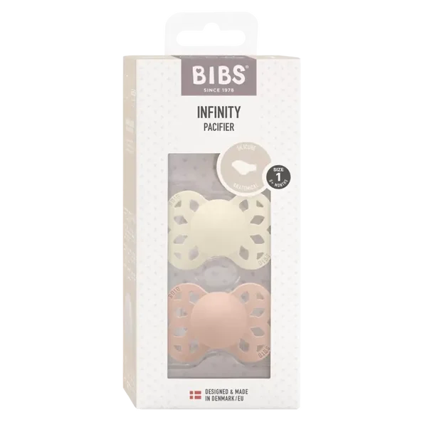 Bibs infinité taille 2 ivoire/blush