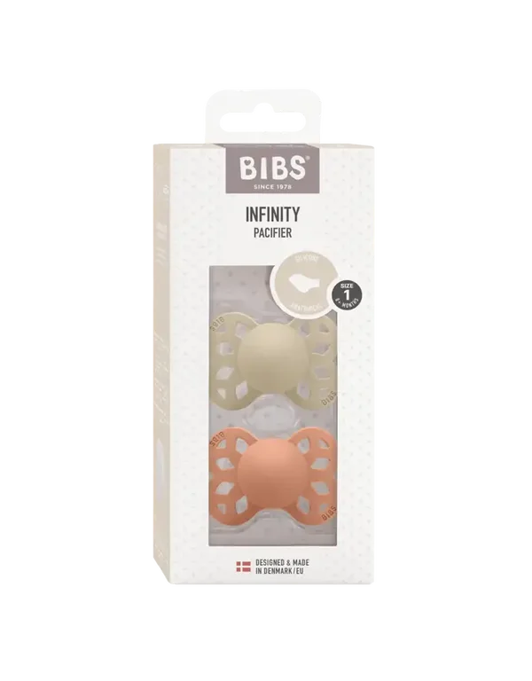 Bibs infinité taille 1 vanilla/peach