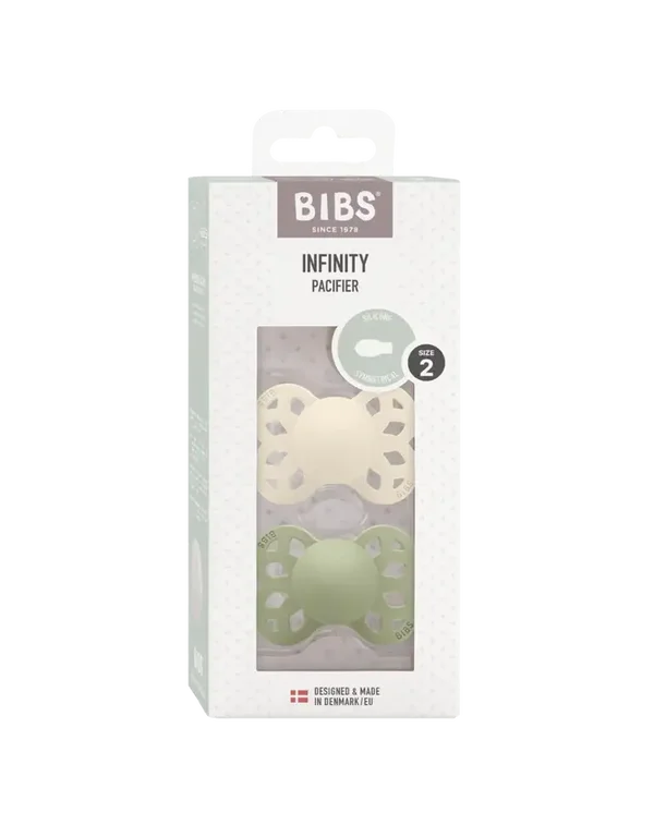 Bibs infinité taille 2 ivory/sage