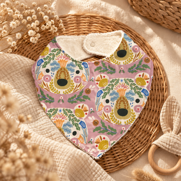 Bavoir bandana Louisa
