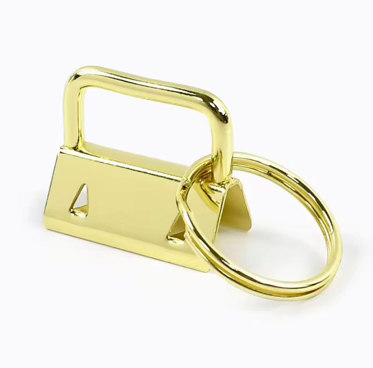Attache porte-clés et sangle 25mm Gold