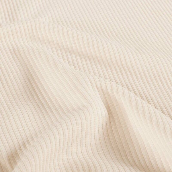 Jersey rib beige