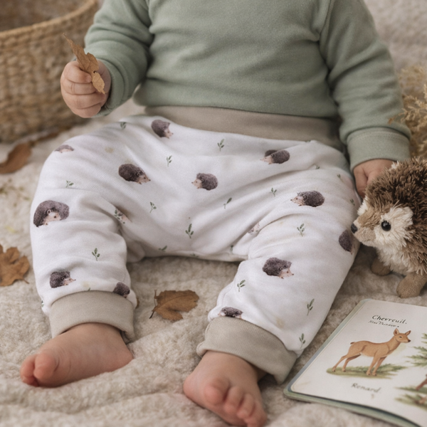 Pantalon hérisson beige