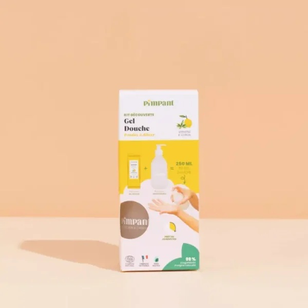 Kit Découverte Gel Douche Verveine Citron en Poudre à Diluer