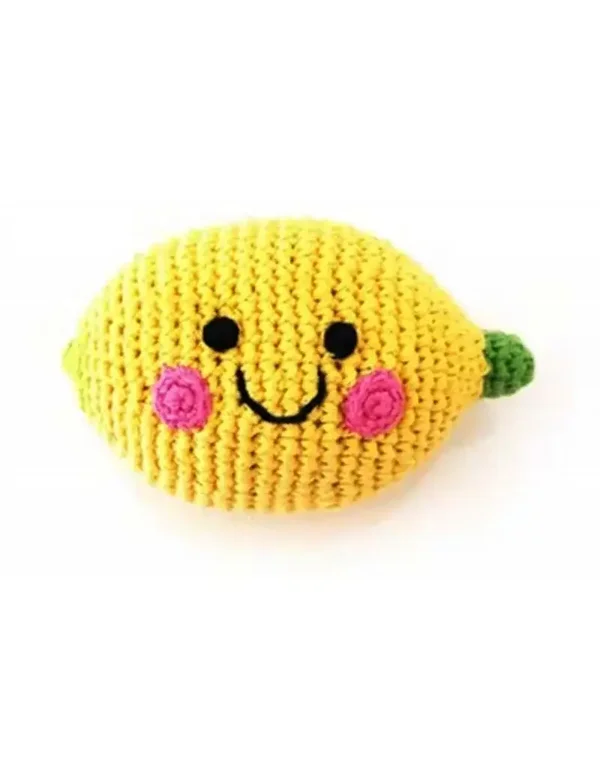 Hochet crochet citron pebblechild