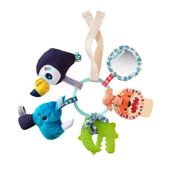 Lilliputiens Jungle Trousseau de Clés Sensoriel - Dès 6M Lilliputiens