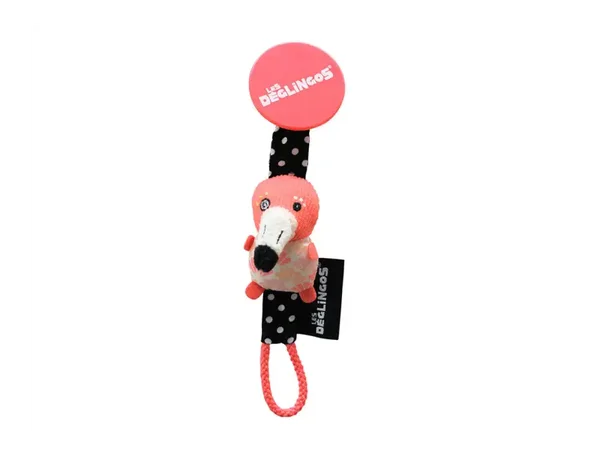 ATTACHE SUCETTE FLAMINGOS LE FLAMANT ROSE Les deglingos