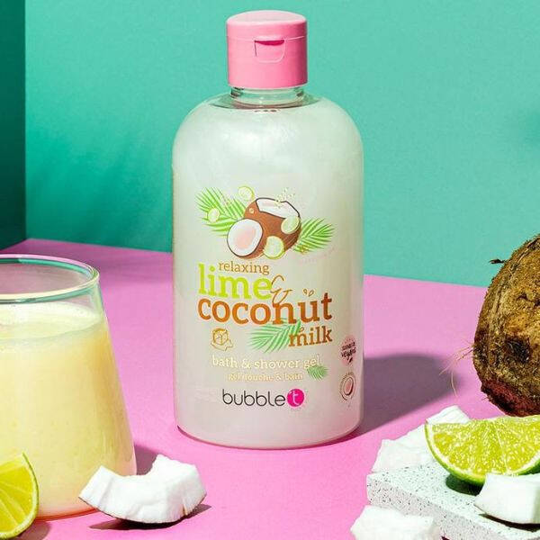 BUBBLE T NETTOYANT POUR LE CORPS LIME & COCONUT SMOOTHIE 500 ML