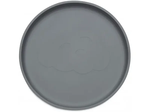 Assiettes silicone ventouse jollein  storm grey