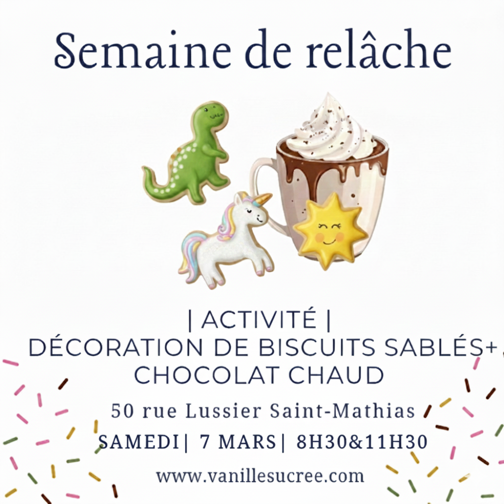 ACTIVITÉ / DÉCORATION DE BISCUITS