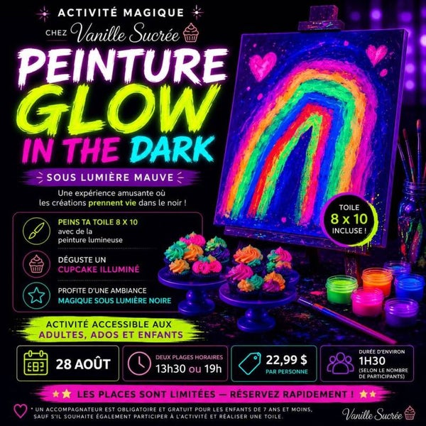 PEINTURE GLOW IN THE DARK | 28 Août