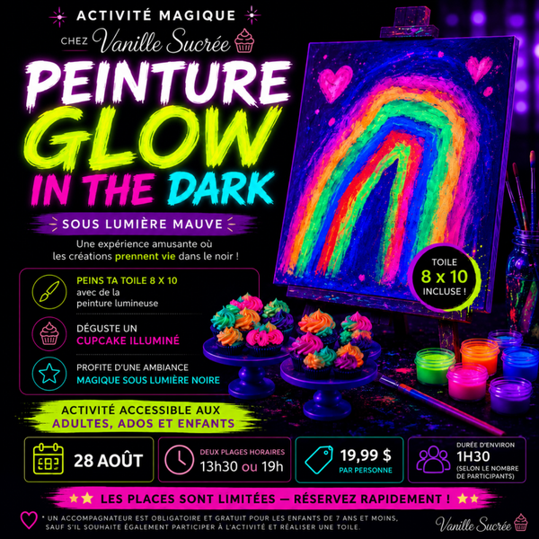 PEINTURE GLOW IN THE DARK | 28 Août