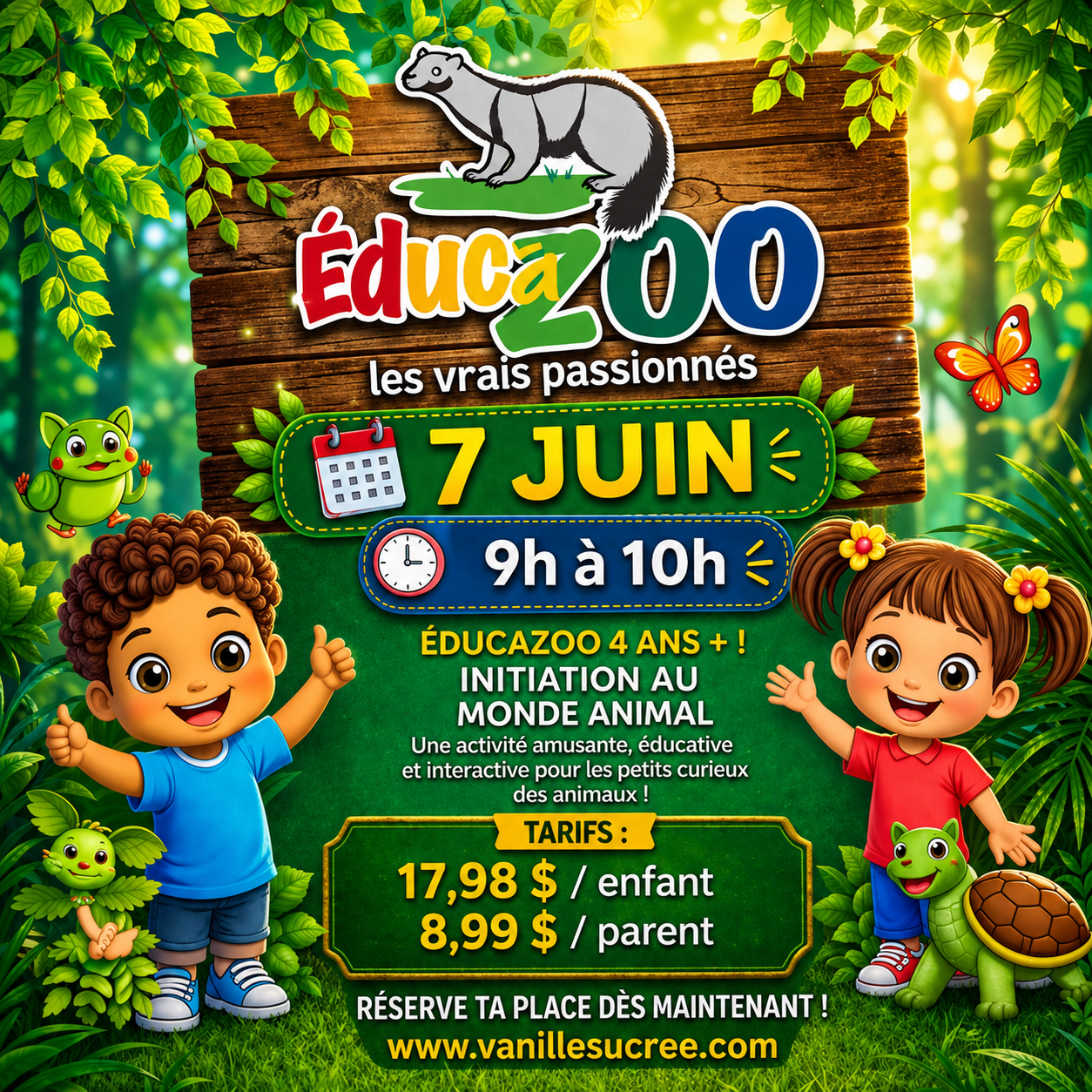 INITIATION AU MONDE ANIMAL | 7 JUIN