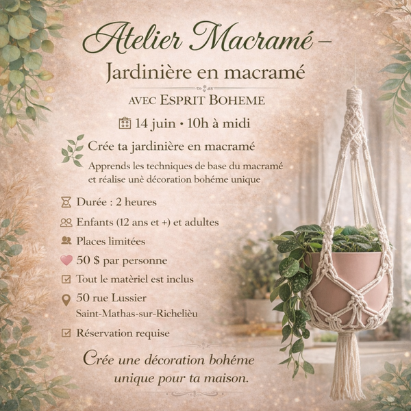 CRÉATION D'UNE JARDINIÈRE |  14 JUIN