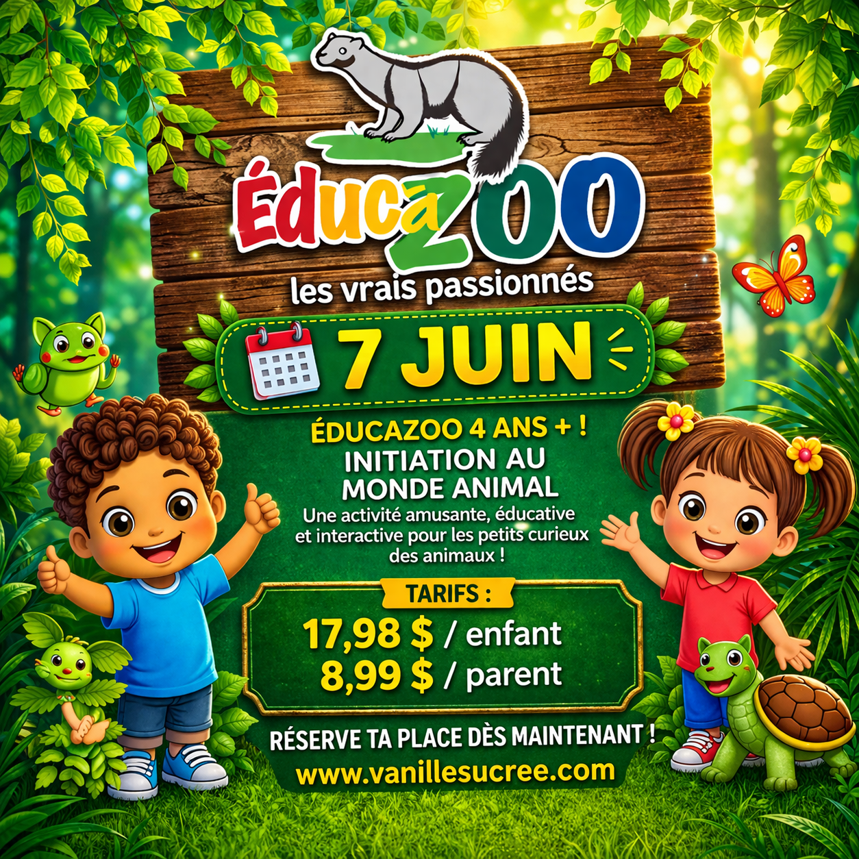 INITIATION AU MONDE ANIMAL | 7 JUIN