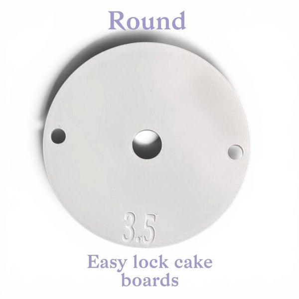 Easy lock cake boards