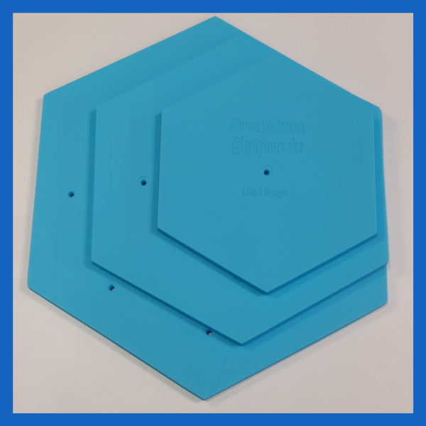 Hexagon Silicone Cake Disc
