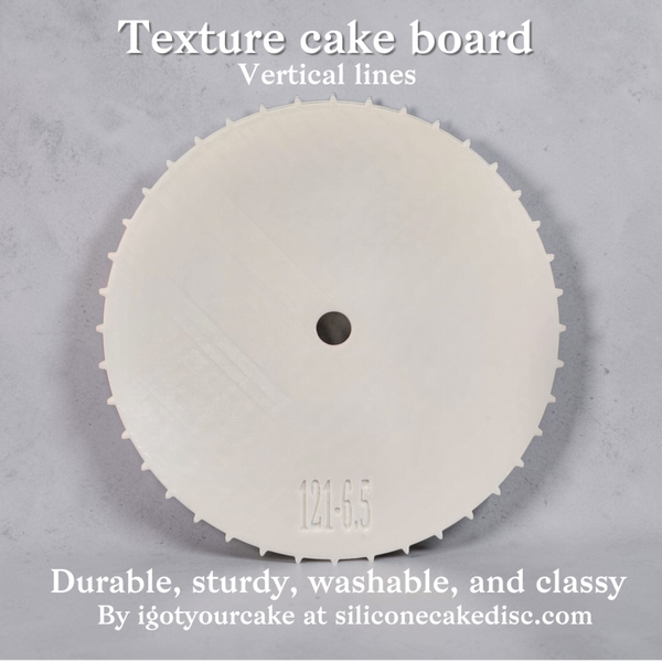 Texture cake board