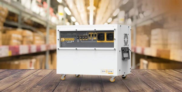 Mobile UPS + PV aansluiting