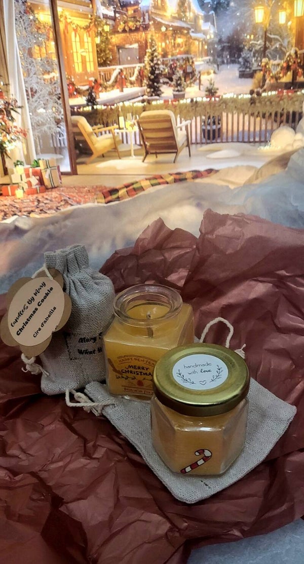 Set de bougies de Noël - Parfums festifs artisanaux