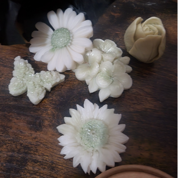 Pots fleuries 120g Vert Nacre