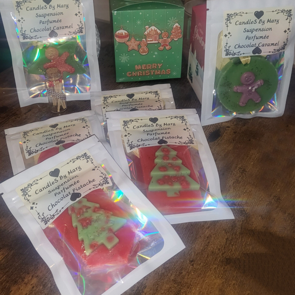 🎄 Suspensions Parfumées – Édition de Noël