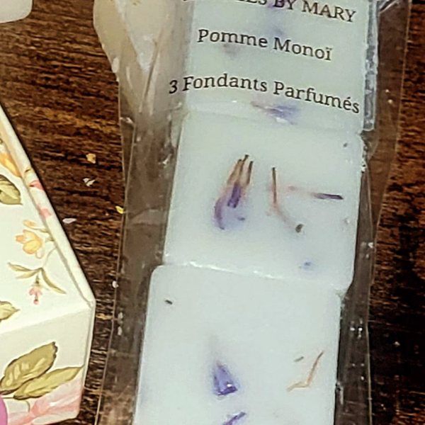 🌸 Carrés de Fondants Parfumés – Sachet de 3