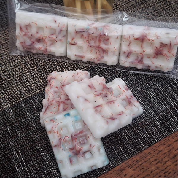Gaufrettes fondants parfumés sachet de 3