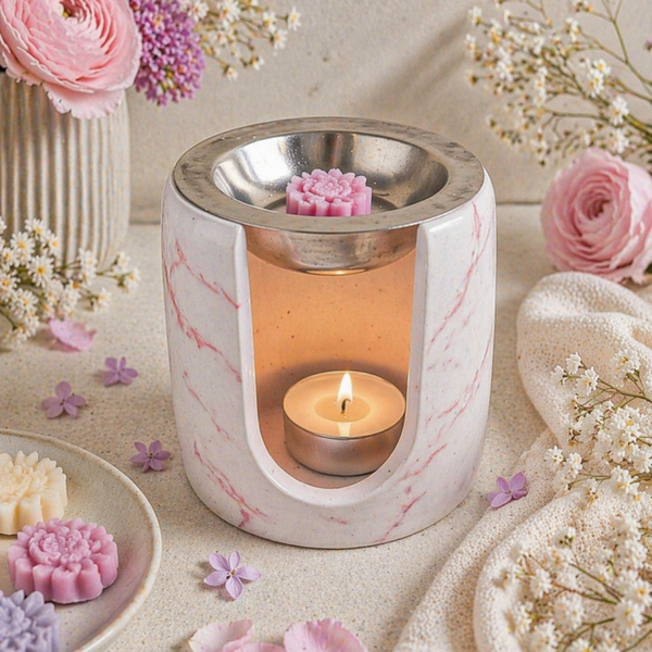 rûle-Fondant Marbré Rose – Fait Main