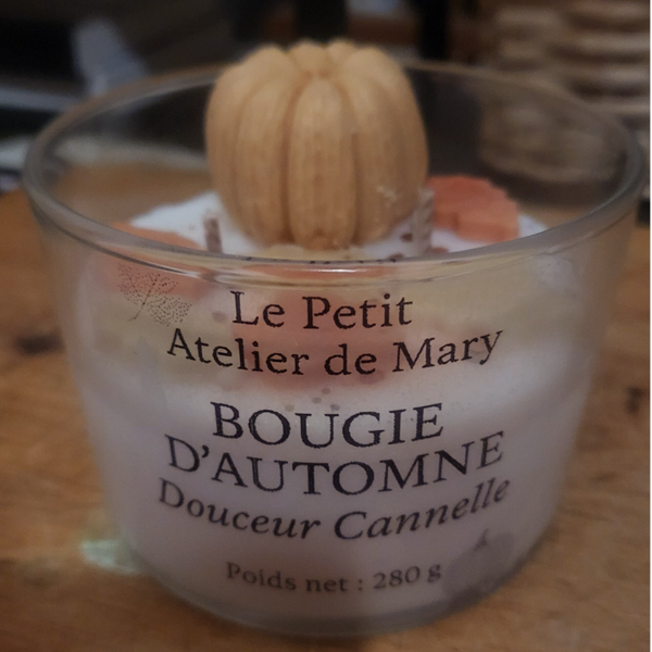 Bougie d’Automne Douceur Cannelle