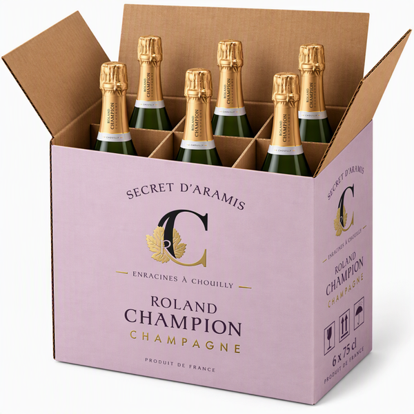 6x Roland Champion - Champagne Secret D'Aramis