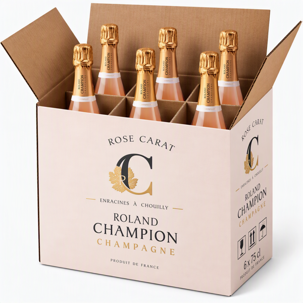 6x Roland Champion - Brut Rosé