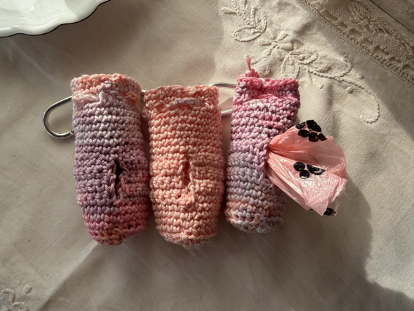 🌸🐾 Gehäkelte Kacki-Beutel-Taschen 🌸🐾