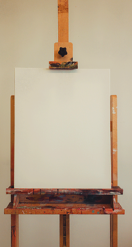 Canvas w/Easel