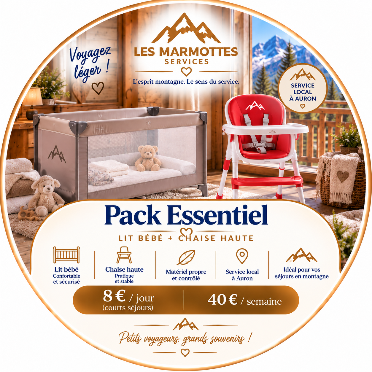 pack bébé complet Auron.